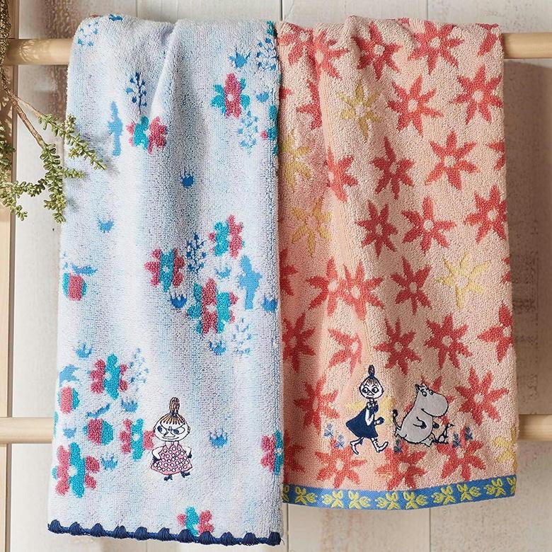 丸眞 ムーミン フェイスタオル ブルームデイズ リトルミイ MOOMIN