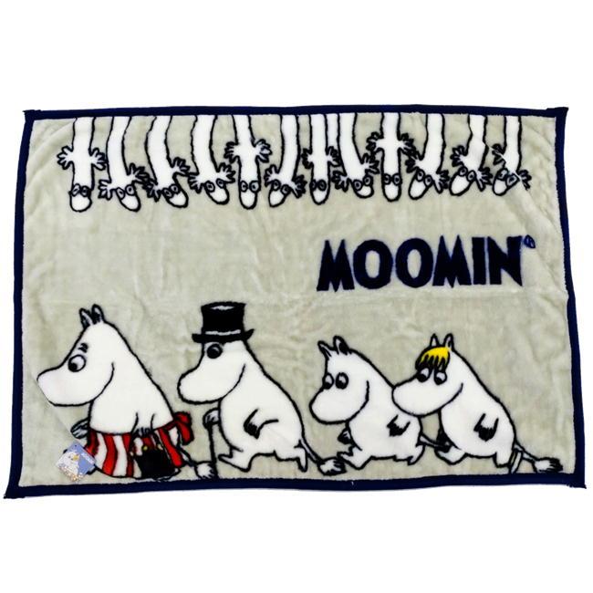MOOMIN（ムーミン） ひざ掛け毛布 ブランケット マイヤー クォーター