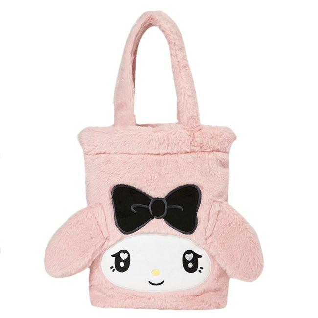 sanrio（サンリオ） キャラクター フェイクファー 巾着 トートバッグ