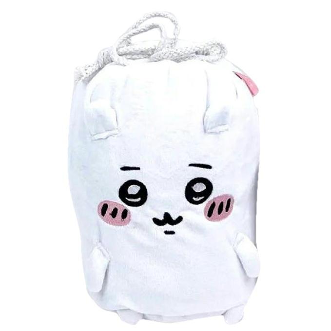 丸眞 ちいかわ ひざ掛け ブランケット マスコット巾着付き ふわふわ