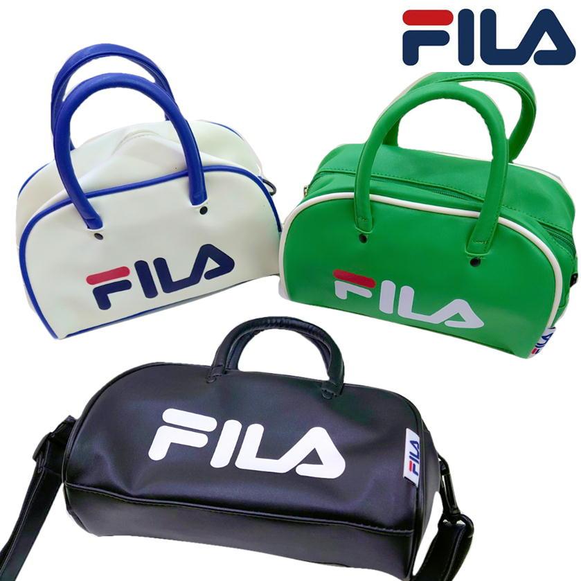 FILA ボストンバッグ フィラ 2WAY ショルダーバッグ カレッジ