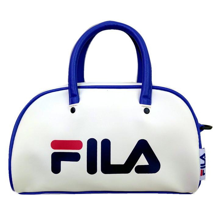 FILA（フィラ） ボストンバッグ 2WAY ショルダーバッグ カレッジロゴ
