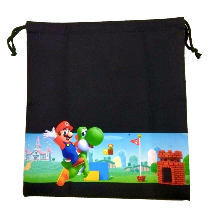 スーパーマリオ 巾着 Mサイズ MBS-1048 任天堂ゲーム キャラクター  