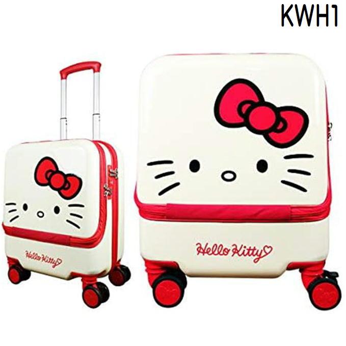 sanrio スーツケース ハローキティフロントポケット付 HK-SUC-04 sanrio スーツケース ハローキティフロントポケット付 HK-SUC-04