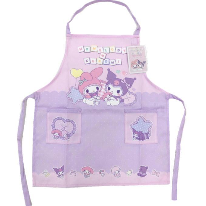 sanrio エプロン マイメロディ クロミ キッズ サンリオ sanrio エプロン マイメロディ クロミ キッズ サンリオ