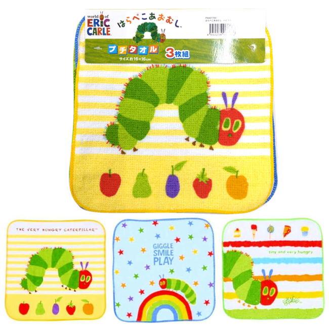 キャラクター ミニプチタオル 3枚セット ミニタオル ハンカチ