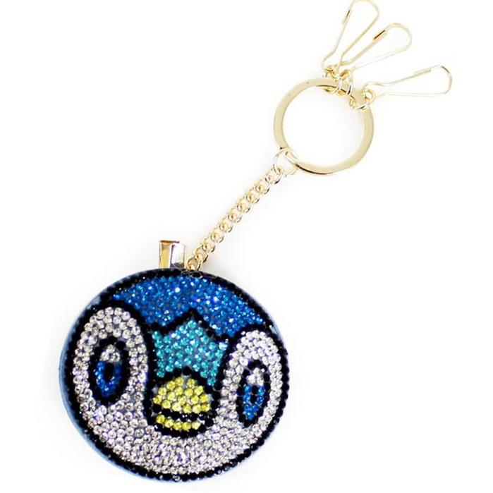 ポケモン バッグクリップ マスコット ラインストーン ピカチュウ