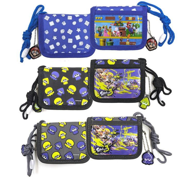 任天堂（Nintendo） ウォレット スーパーマリオ スプラトゥーン3 子供