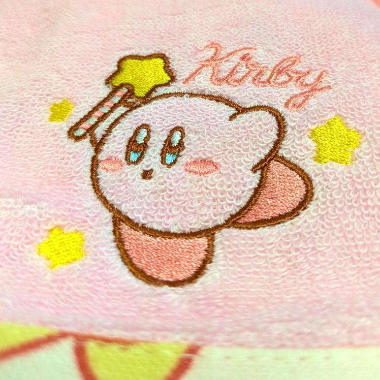 丸眞 星のカービィ フェイスタオル ころころキャンディ 裏ガーゼ