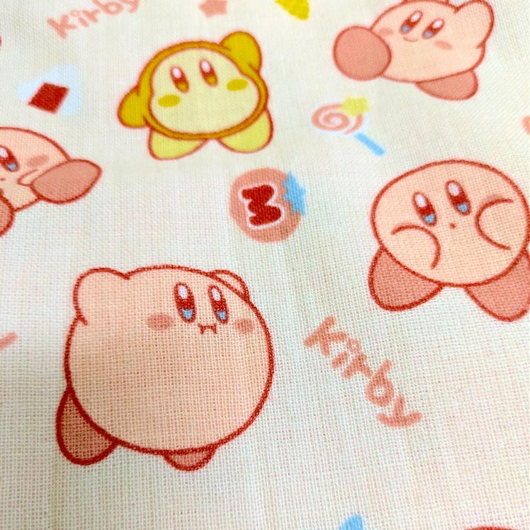 丸眞 星のカービィ フェイスタオル ころころキャンディ 裏ガーゼ