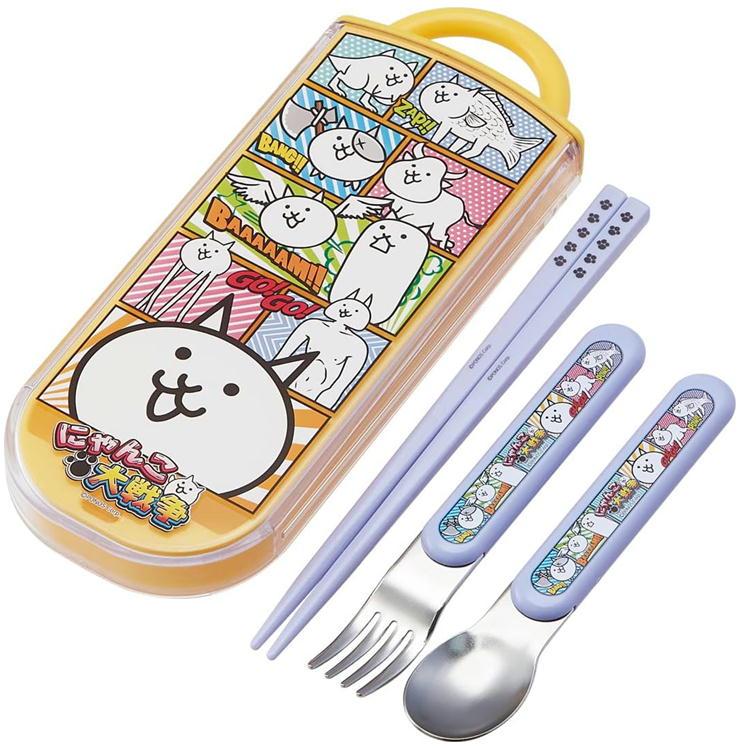 スケーター トリオセット にゃんこ大戦争 TACC2AG 23 抗菌 スライド式