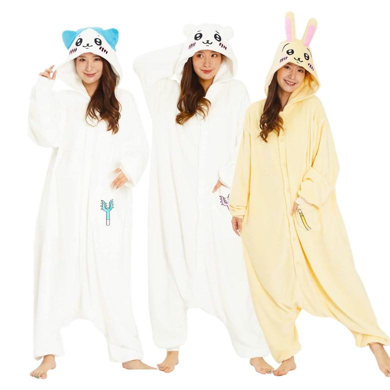 【大人気】ハチワレ着ぐるみ SAZAC（サザック） ちいかわ 着ぐるみ フリース キャラクター コスプレ