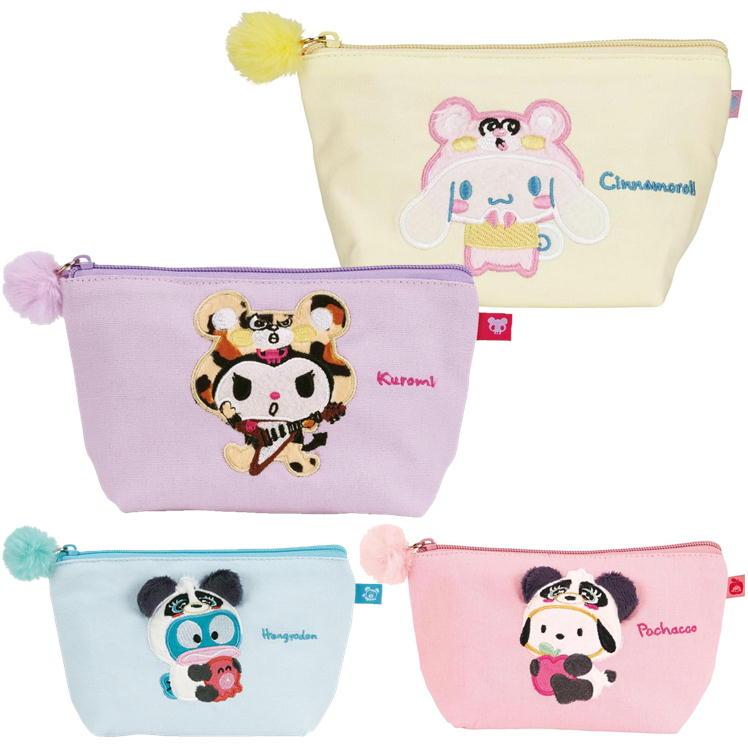 sanrio（サンリオ） フラット ポーチ キャラクター かぶりもの