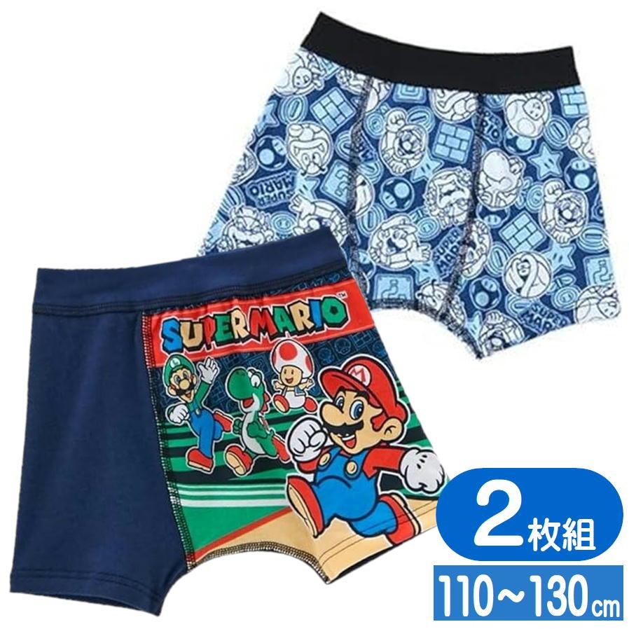 BANDAI（バンダイ） スーパーマリオ ボクサーパンツ 男児 プリント