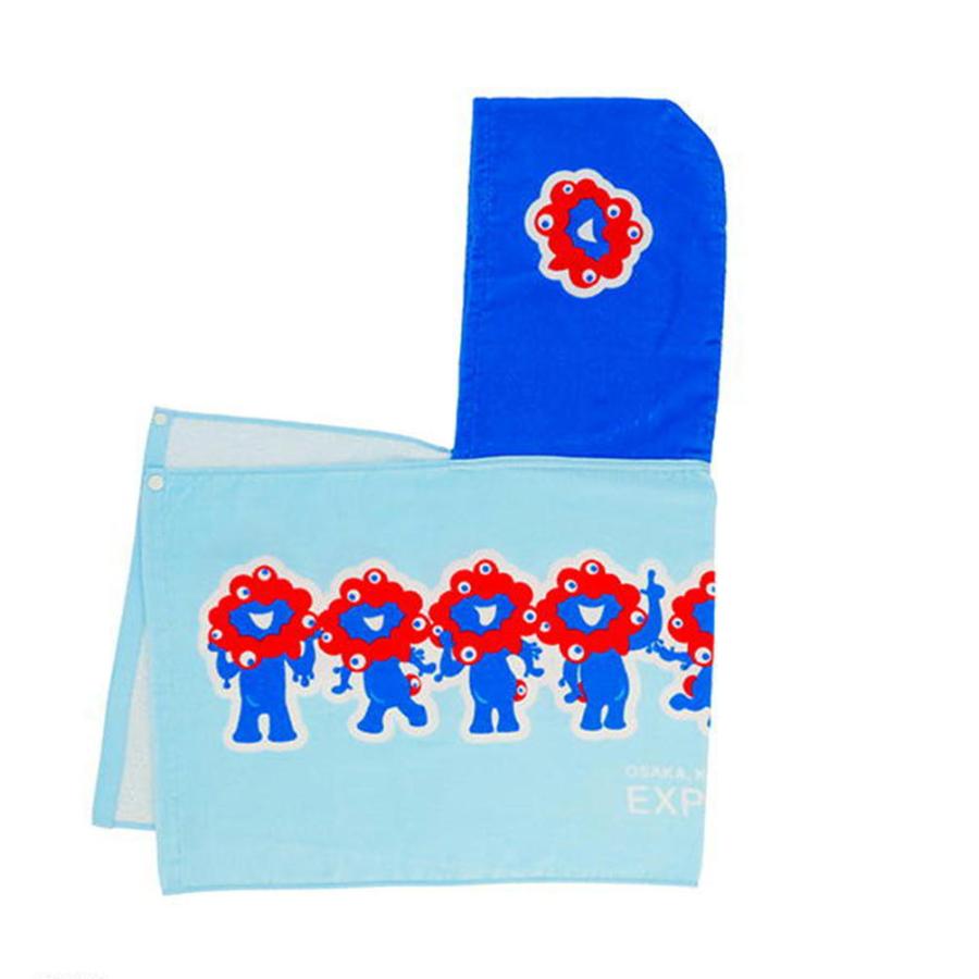 丸眞 万博 ミャクミャク 羽織りタオル 2025大阪関西万博 デザイン 公式