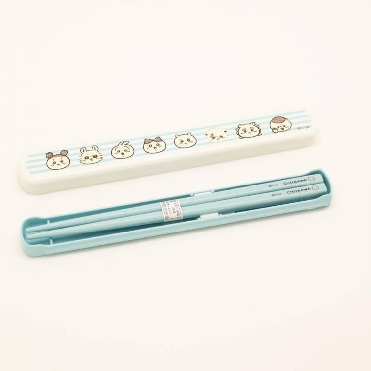 OSK（オーエスケー） 箸箱セット ちいかわ CKW No.5 OSK 引フタ 銀