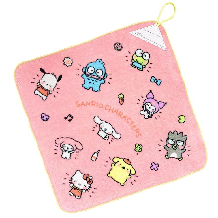 ループタオル キャラクター ループ付き ハンドタオル ひも付き