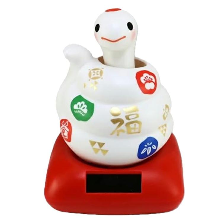 干支 ソーラー 幸せ招き 巳 巳年 へび ヘビ ソーラースイング 縁起物