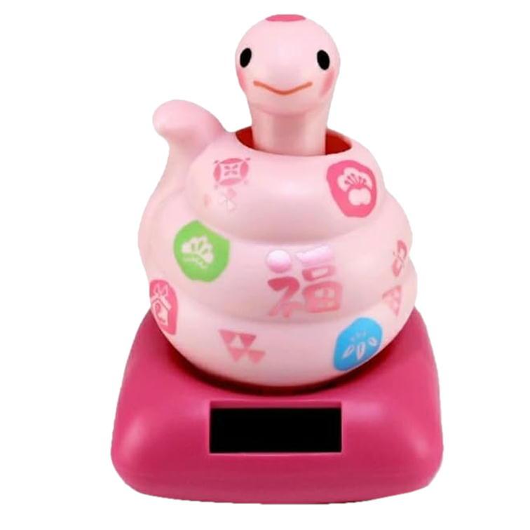 干支 ソーラー 幸せ招き 巳 巳年 へび ヘビ ソーラースイング 縁起物