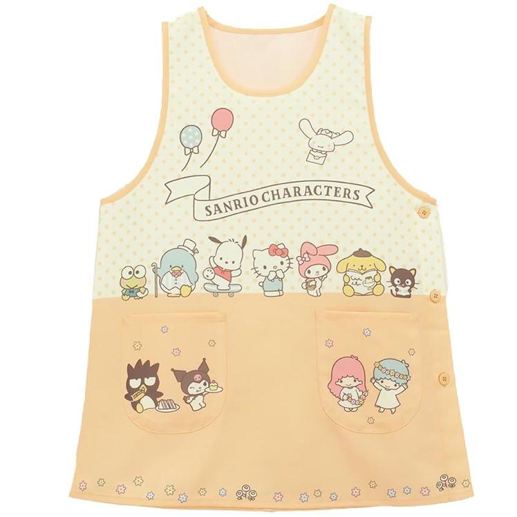 sanrio（サンリオ） エプロン サンリオキャラクターズ サイドボタン
