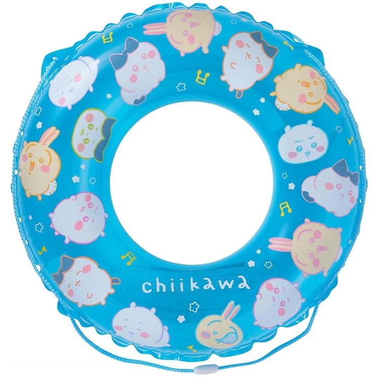 浮き輪♡うさぎちゃん(水色) ちいかわ 浮き輪 70cm ハチワレ うさぎ キャラクターうきわ 浮輪