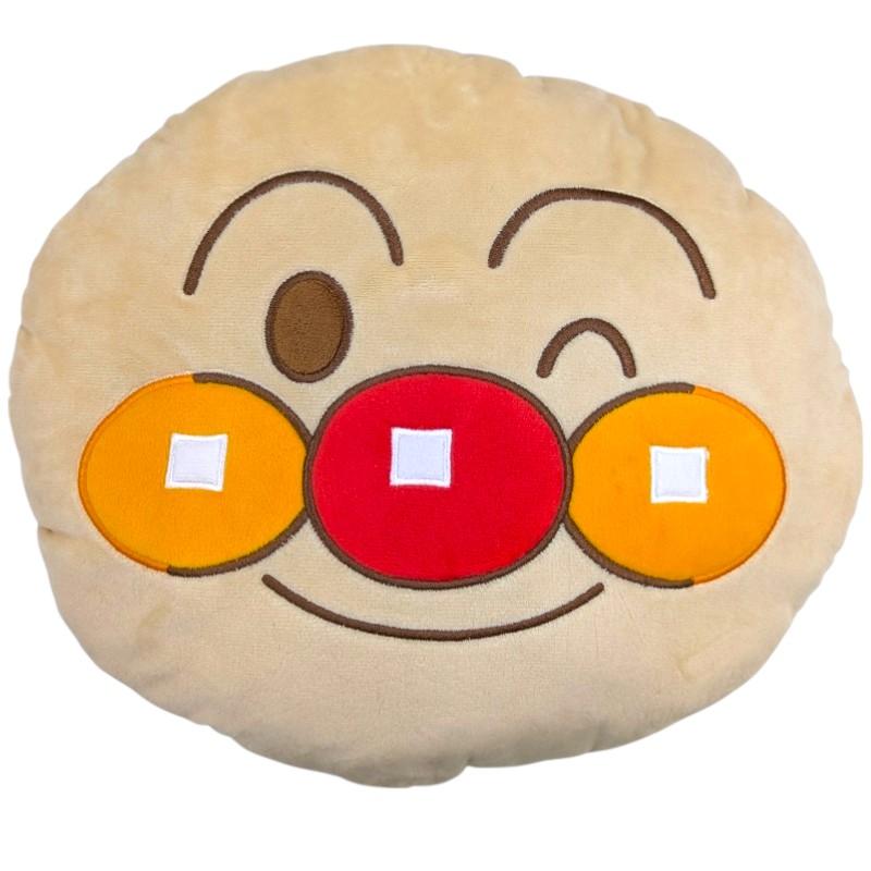 アンパンマン フェイスクッション 背当てクッション バンダイ ばいきん