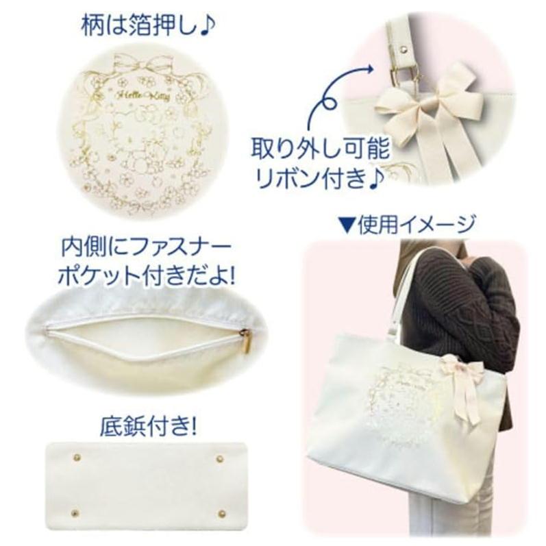 sanrio（サンリオ） トートバッグ キャラクター 手提げバッグ ガーリー