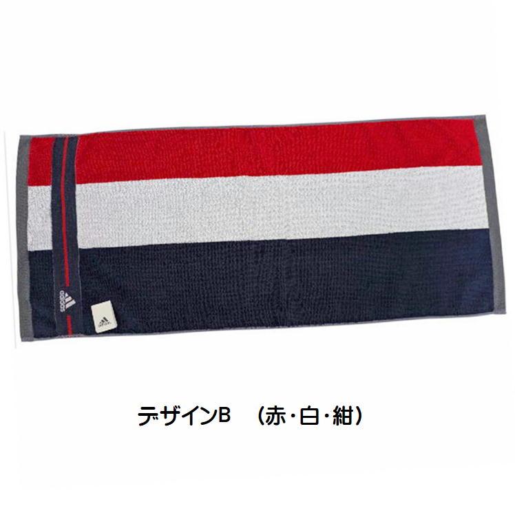 adidas フェイスタオル 赤/白 ロゴ入り adidas（アディダス） フェイスタオル ブランド スポーツタオル