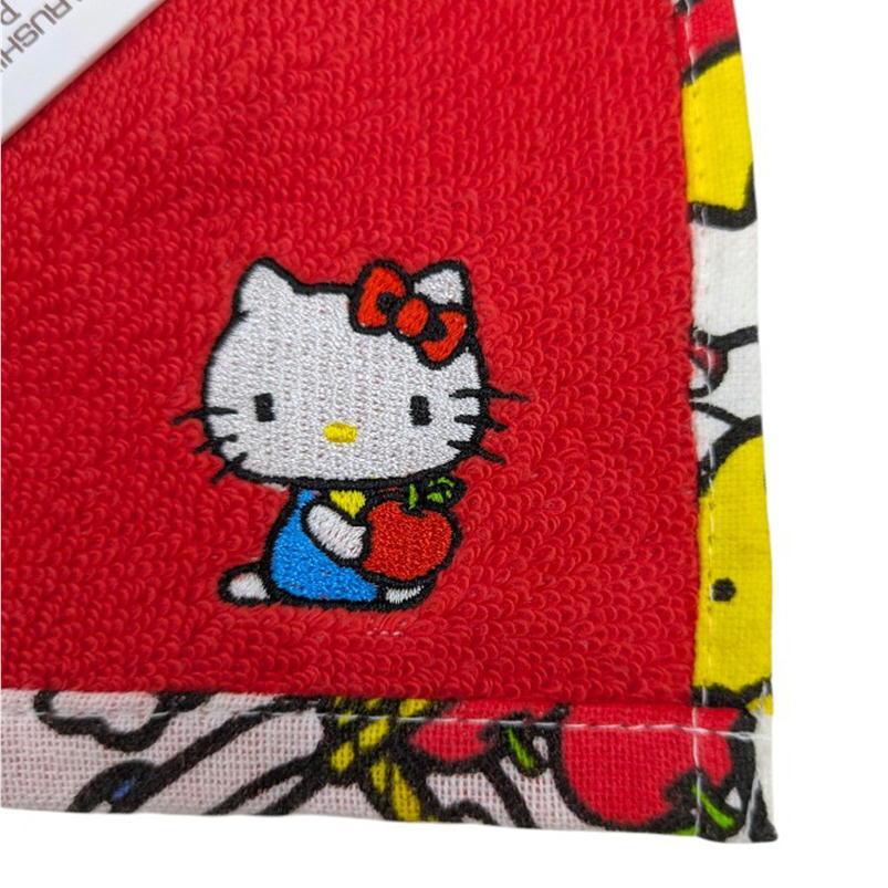 ハローキティ タオル 25枚セット 丸眞 タオルハンカチ ハローキティ ワッペンキュート ガーゼ 25×25cm