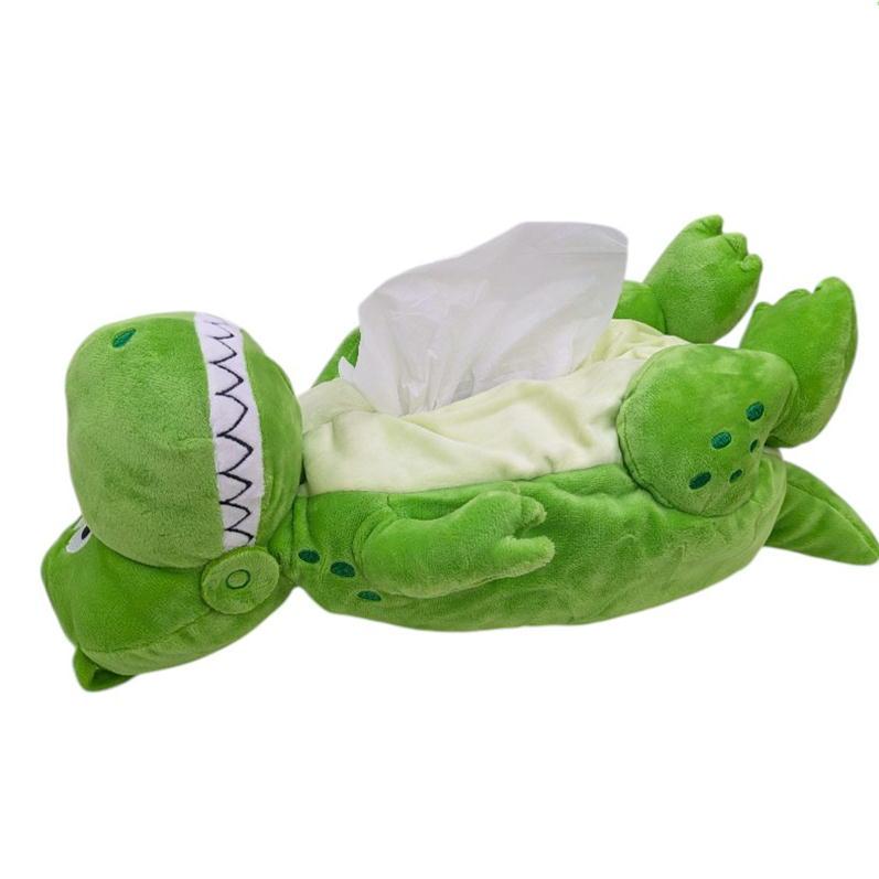 ディズニーストア　トイストーリー　レックス　ぬいぐるみティッシュカバー　タグ付き ディズニーストア トイストーリー レックス ぬいぐるみティッシュ