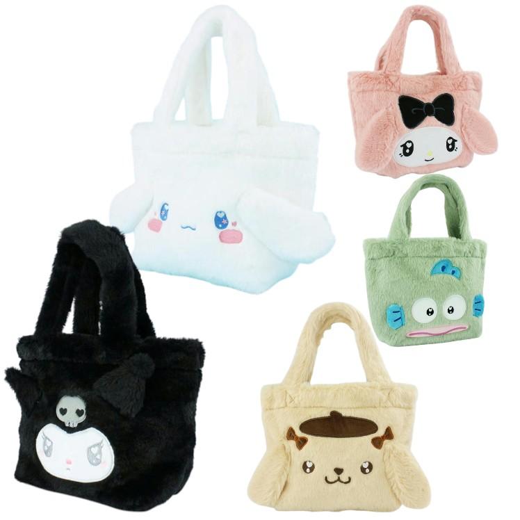 sanrio（サンリオ） トートバッグ キャラクター うるふわ ファー