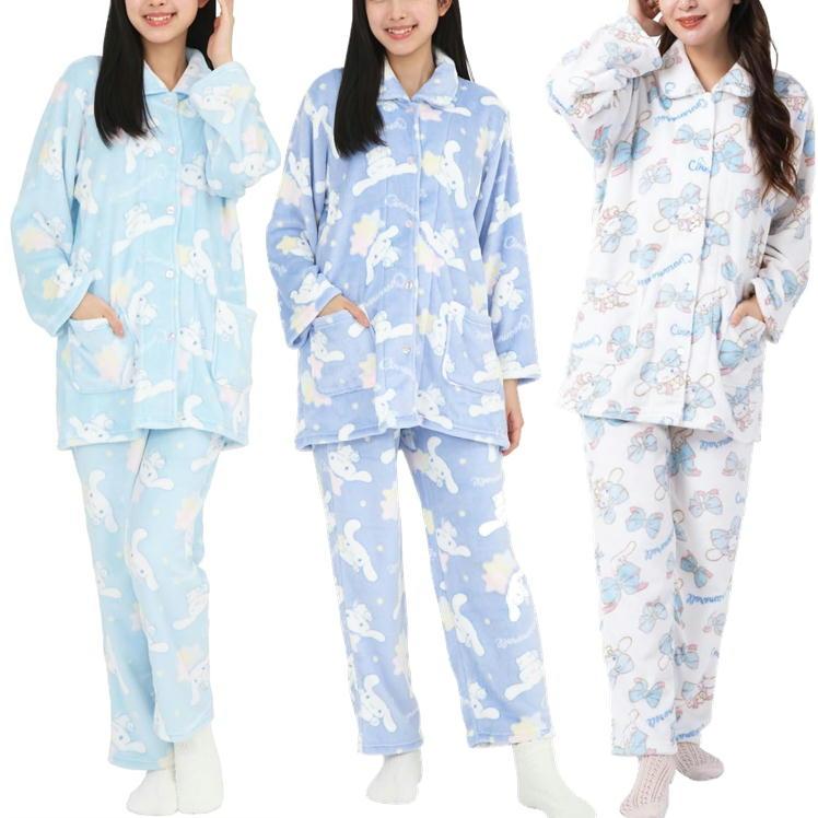 sanrio（サンリオ） パジャマ シナモロール フリース シャツ パジャマ