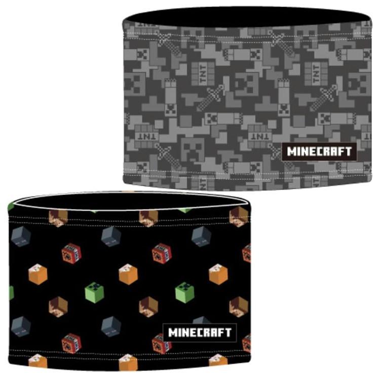 マイクラ ネックウォーマー Minecraft マインクラフト キャラクター フリース 裏ボア 防寒 総柄 F8560YB ニシオ ...