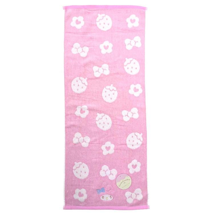 サンリオ フェイスタオル サンリオ フェイスタオル 34×75cm 綿100% シャーリング ハローキティ