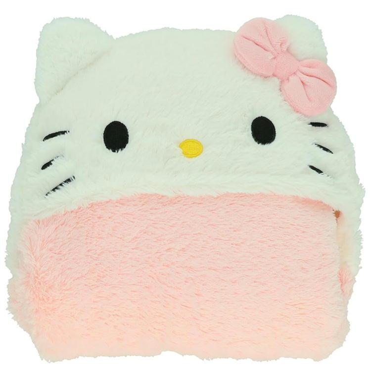 丸眞 フード付きブランケット なりきり もこもこ キティ トム