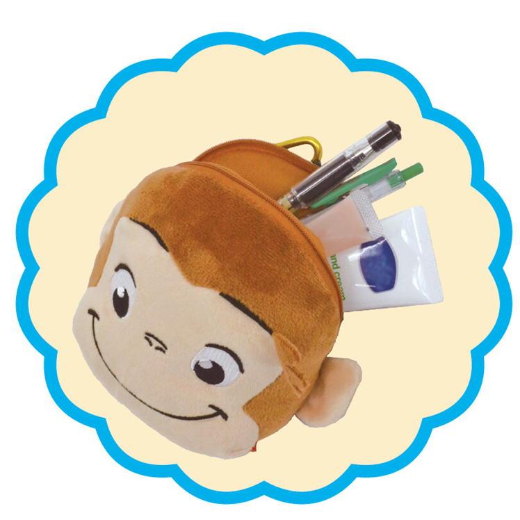 パスケース おさるのジョージ TOY STYLE フェイス リール マスコット