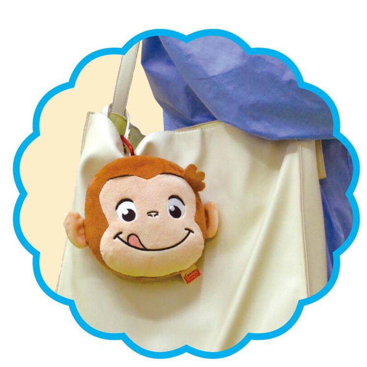パスケース おさるのジョージ TOY STYLE フェイス リール マスコット
