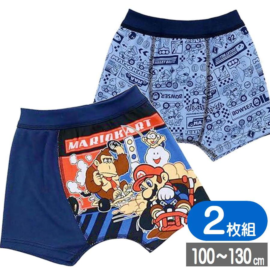 BANDAI（バンダイ） スーパーマリオ ボクサーパンツ マリオカート 2枚