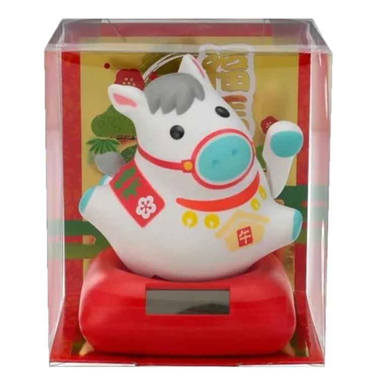 干支 ソーラー 幸せ招き 午 午年 馬 うま ソーラースイング 縁起物