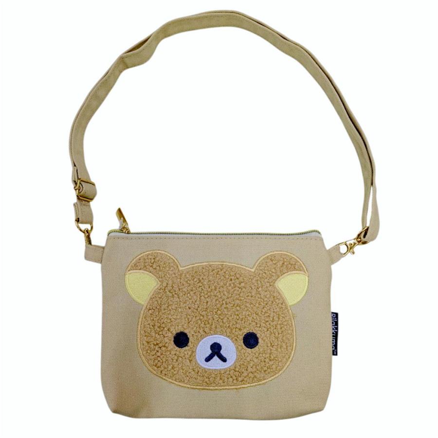 リラックマ コリラックマ ミニポシェット 立体アップリケ刺繍