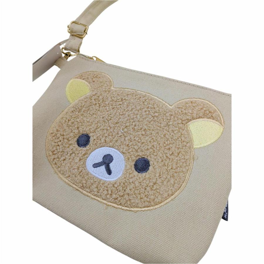 リラックマ コリラックマ ミニポシェット 立体アップリケ刺繍