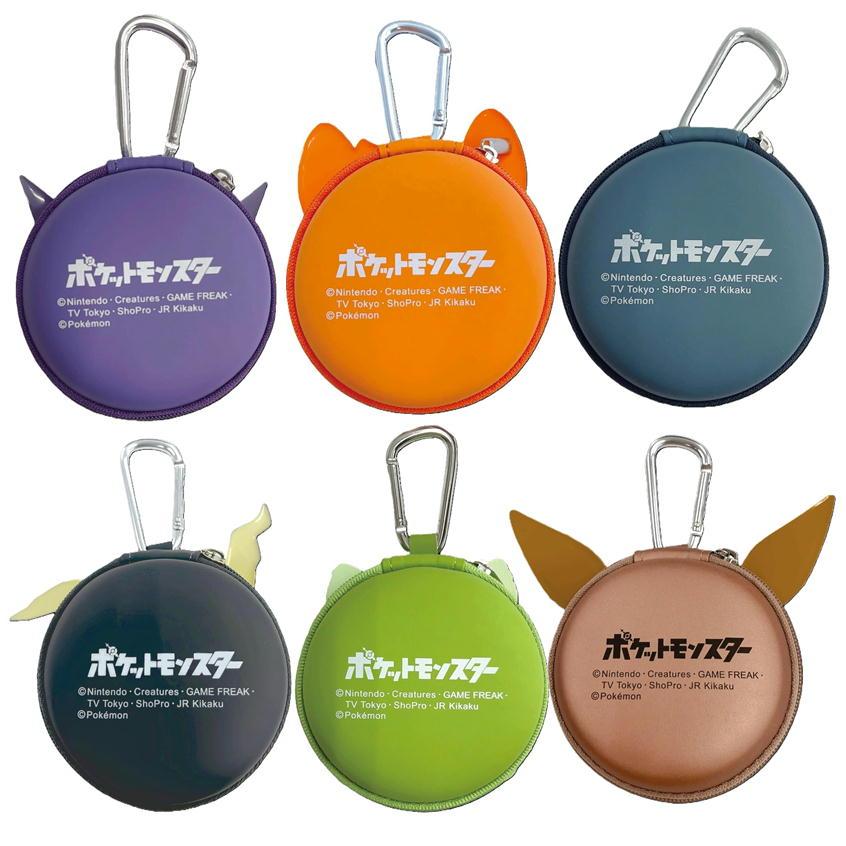 Pokemon（ポケモン） ラウンド小物ポーチ カラビナ 丸型 ミニポーチ