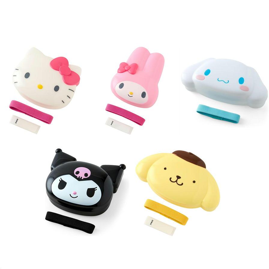 サンリオ プライズ まとめ売り9種 SOFVIMATES お菓子ロッカー 弁当箱 sanrio（サンリオ） お弁当箱 フェイス形 ランチボックス ダイカット
