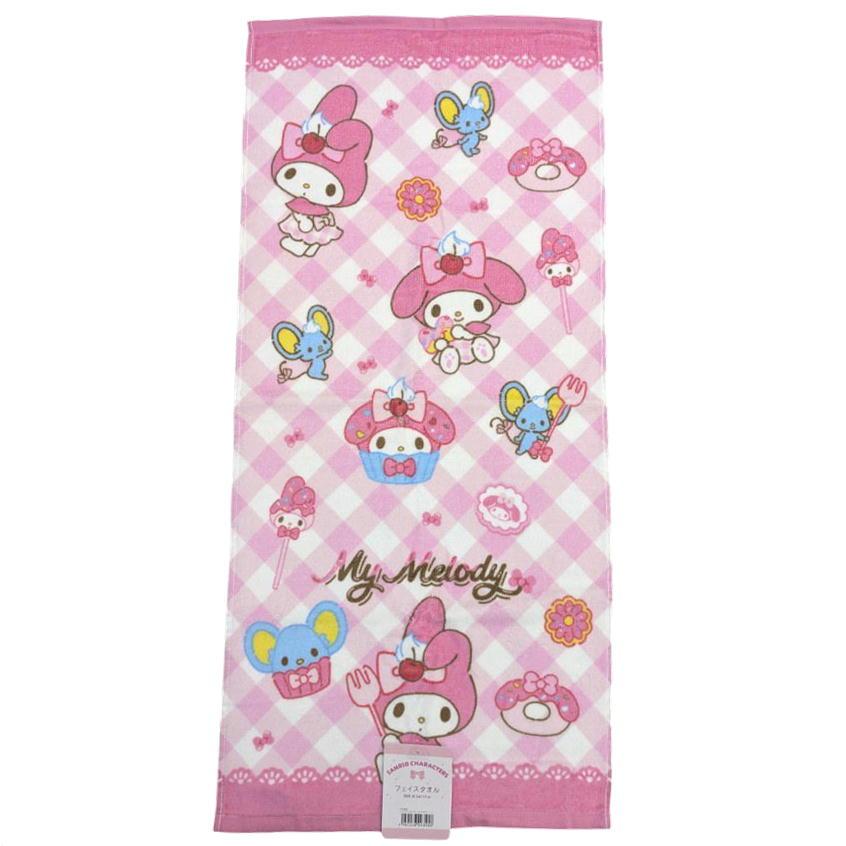 sanrio（サンリオ） フェイスタオル キャラクター タオル ファンシー