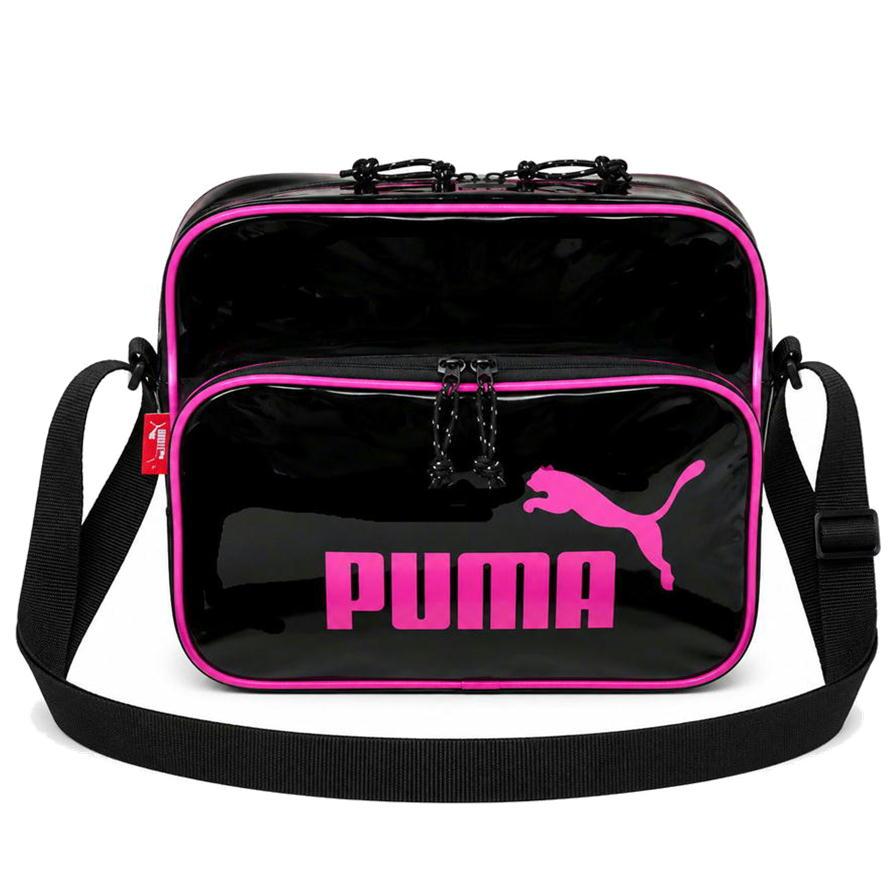 PUMA（プーマ） エナメル ショルダーバッグ J20383 肩掛けバッグ