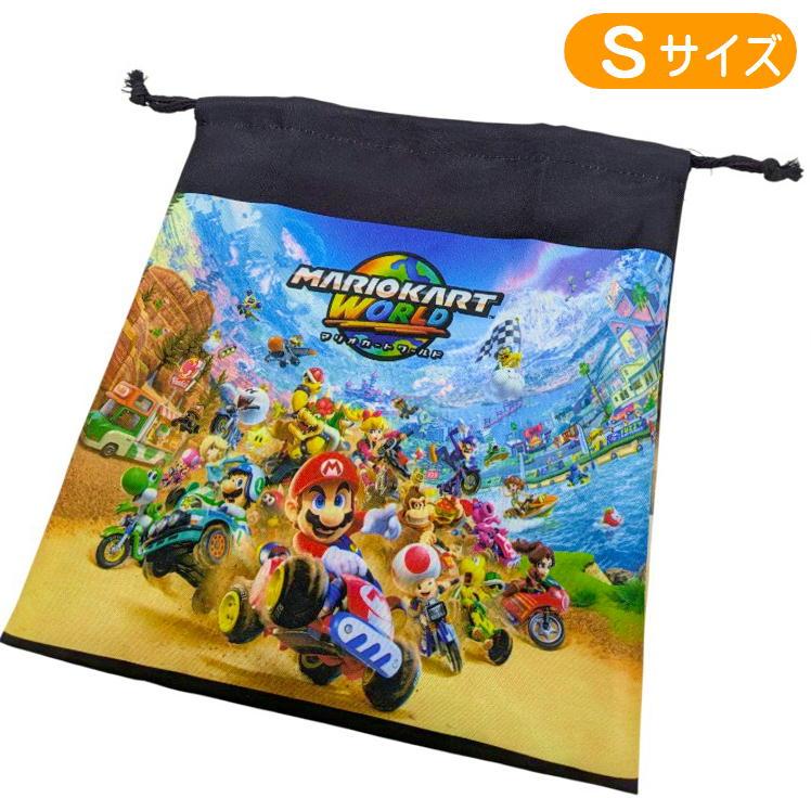 スーパーマリオ 巾着 マリオカートワールド Sサイズ MBS-1177 サン