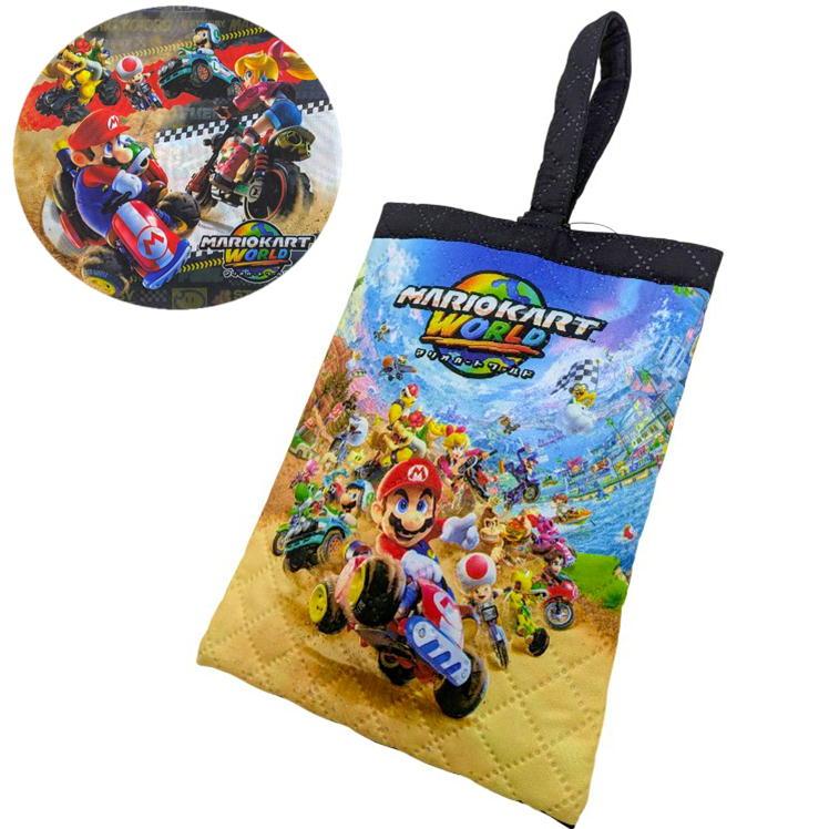 スーパーマリオ シューズバッグ マリオカートワールド キルト サン
