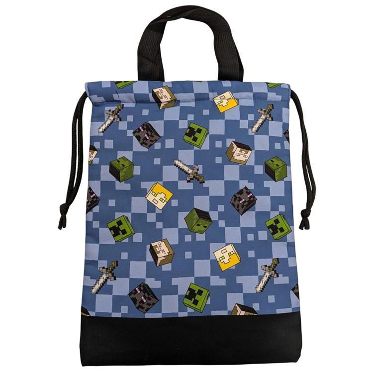 シューズケース マイクラ F8622YB 巾着 上靴入れ 上靴袋 マイン