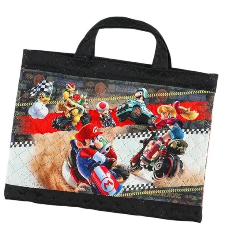 スーパーマリオ レッスンバッグ マリオカートワールド キルト サン