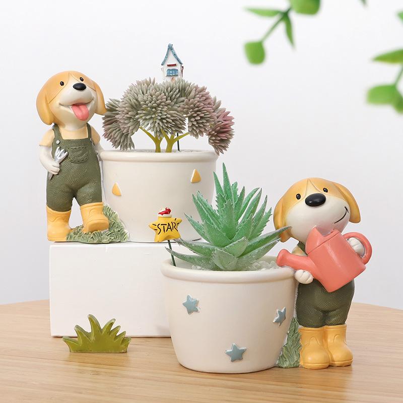植木鉢 多肉植物鉢 プランター おしゃれな植木鉢 かわいい インテリア 犬 カートゥーン 動物 花瓶 小さい 部屋 オフィス 室内 飾り 寄せ植え 22hp100 Ashostore 通販 Yahoo ショッピング
